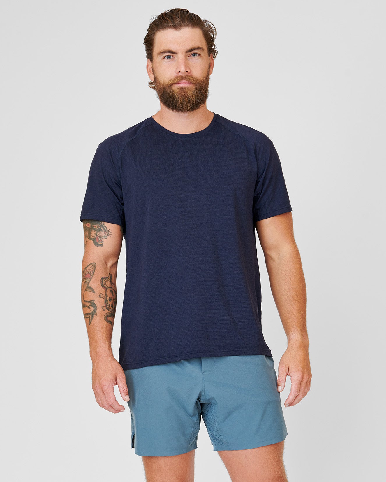 TRACEFIBER™ // PERFORMANCE TECH TEE- MIDNIGHT