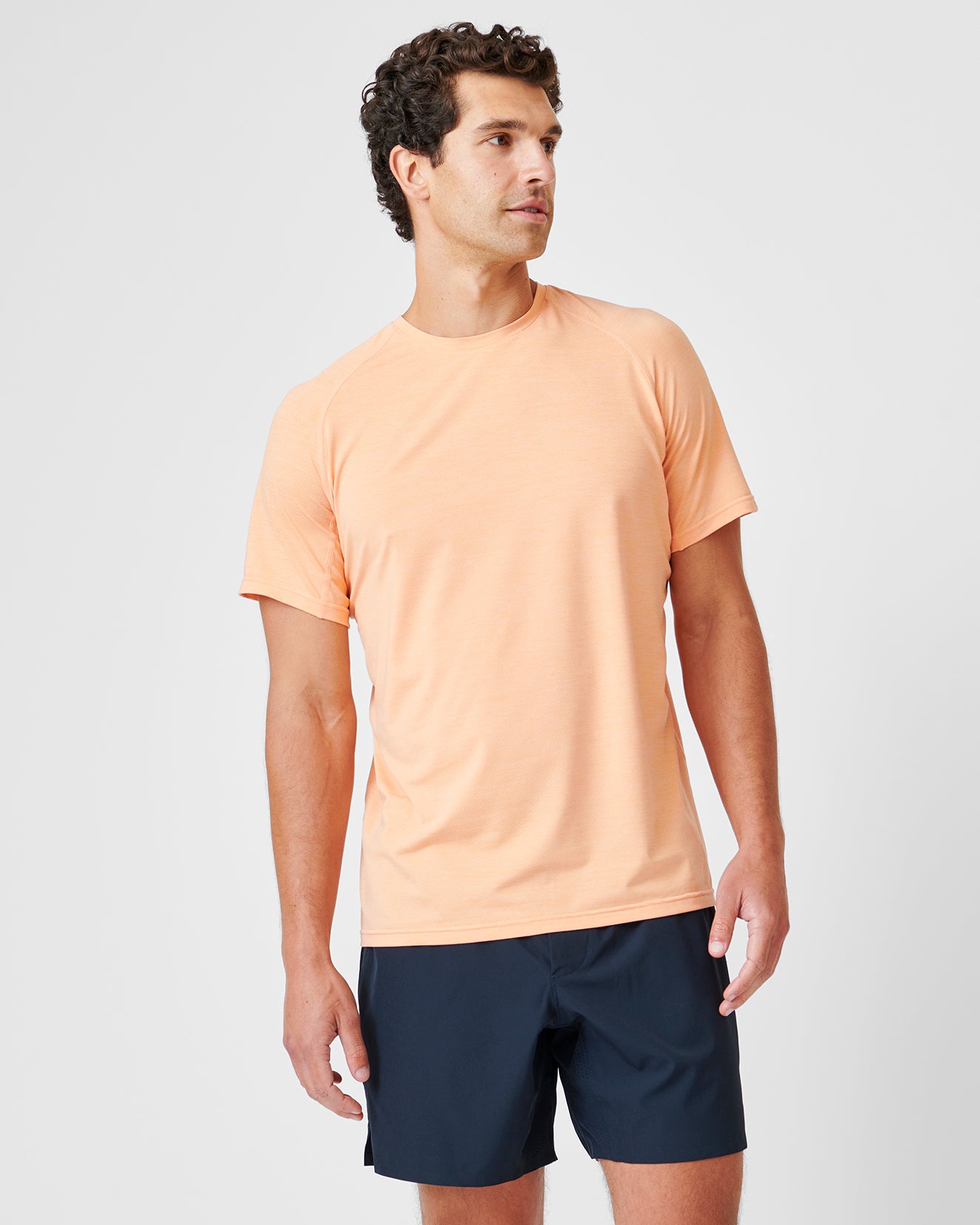 TRACEFIBER™ // PERFORMANCE TECH TEE- TANGERINE