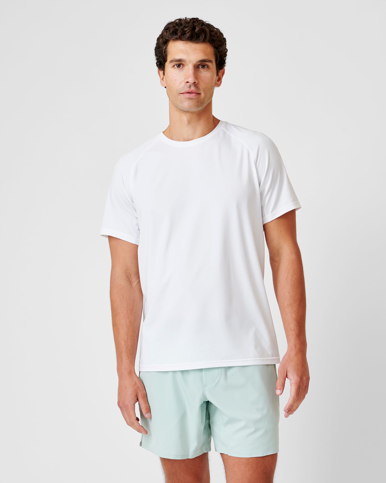 TRACEFIBER™ // PERFORMANCE TECH TEE- WHITE